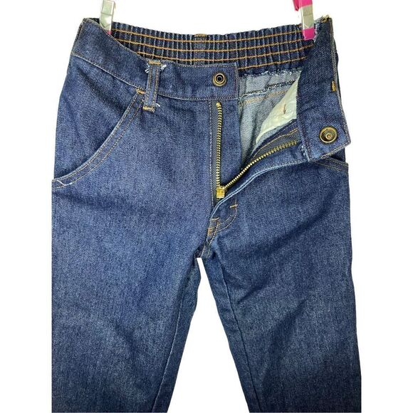 Challenger Boys Blue Straight Leg Cotton Blend Jeans Size 5 - Picture 2 of 7